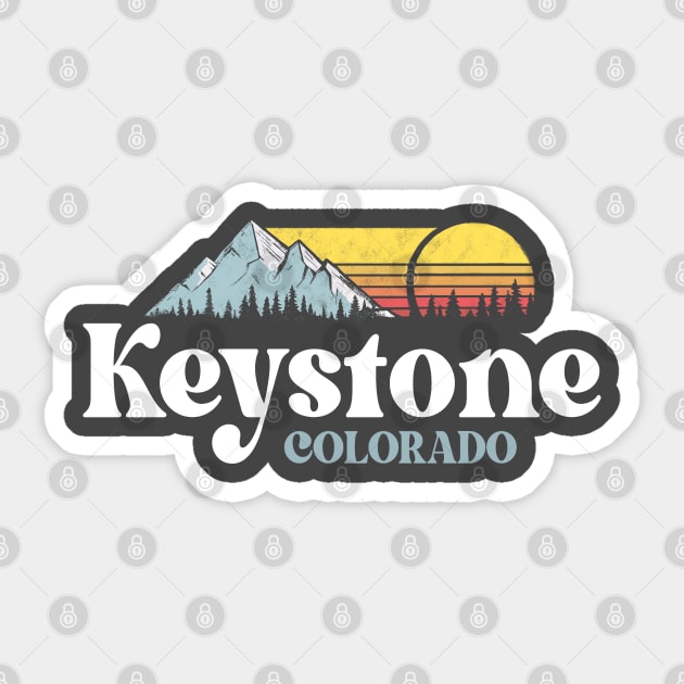 Keystone ,COLORADO,Ski Snowboard Hiking Sticker by Silo Co.